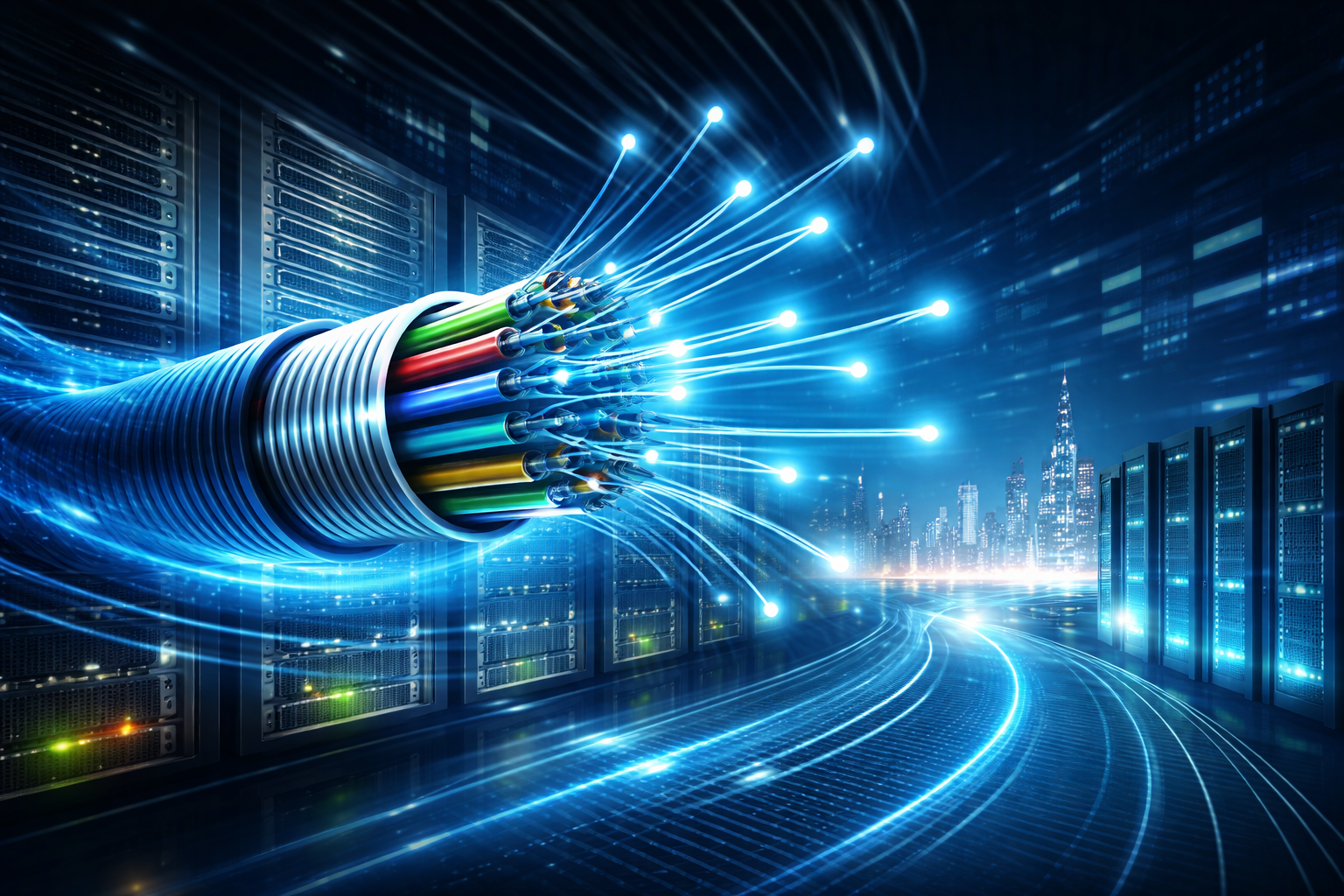 Fiber optic network infrastructure